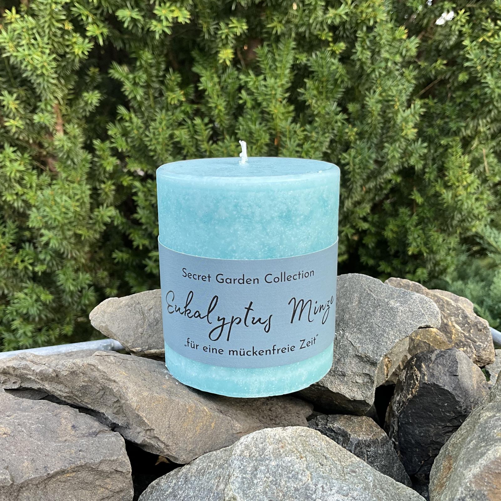 Mystix Duftkerze Eukalyptus & Zitrone – 100% Sojawachs, Handgegossen, Ca. 10h Brenndauer