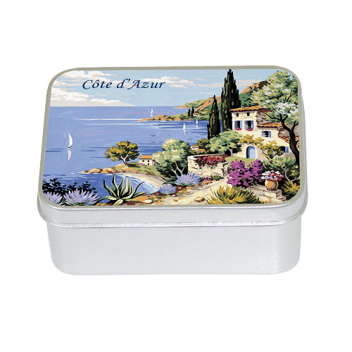Naturseife 100 g Tin Box Côte d´Azur