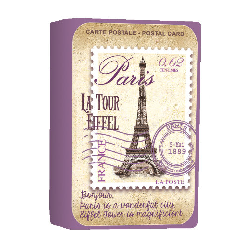 Naturseife 100 g Illustré  Carte Postale Paris