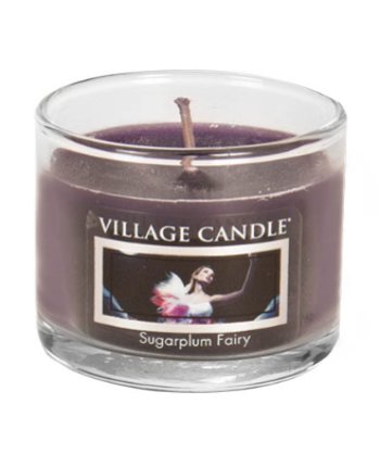 Mini Glass Votive Sugar Plum