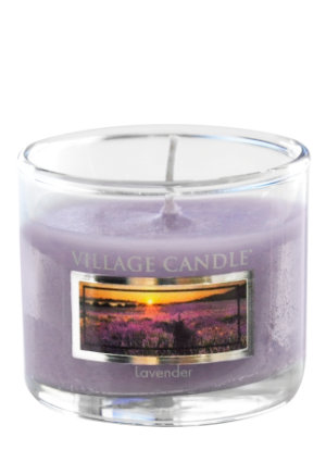 Mini Glass Votive Lavender