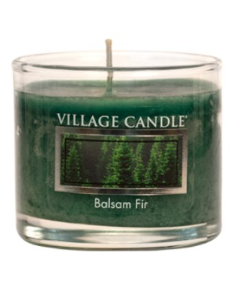 Mini Glass Votive Balsam Fir