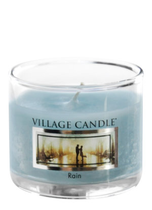 Mini Glass Votive Rain