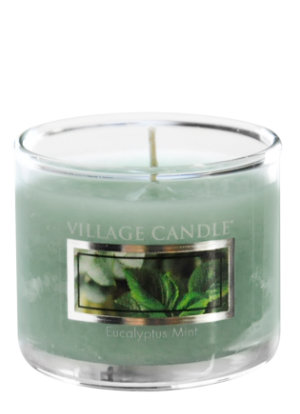 Mini Glass Votive Eukalyptus Mint