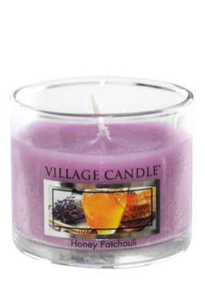 Mini Glass Votive Honey Patchouli