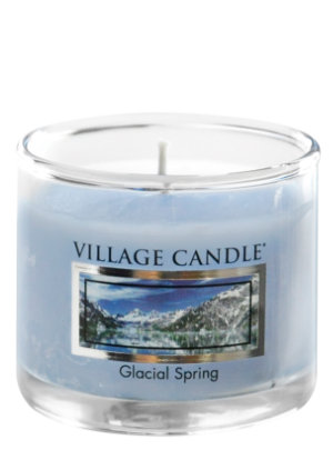 Mini Glass Votive Glacial Spring
