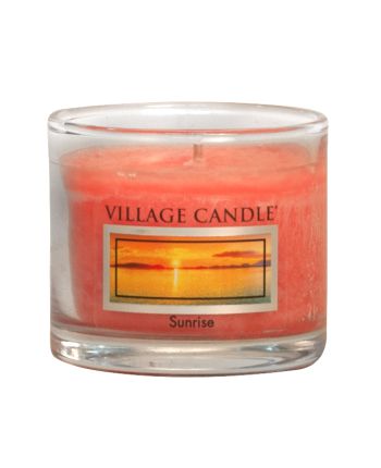 Mini Glass Votive Sunrise