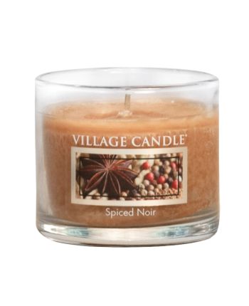 Mini Glass Votive Spiced Noir