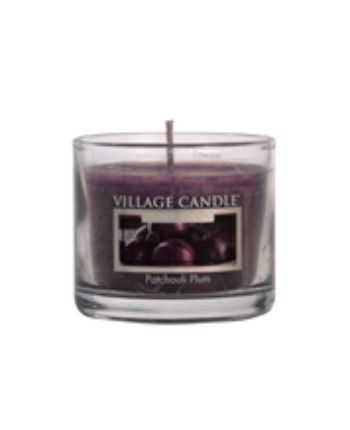 Mini Glass Votive Patchouli Plum LE
