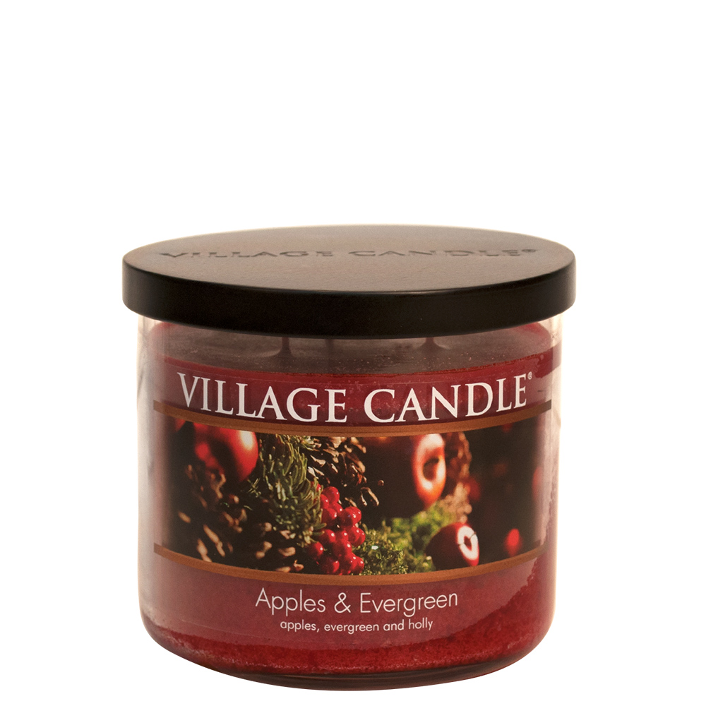 Tradition Bowl medium Apples & Evergreen