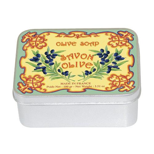 Naturseife 100 g Tin Box Olive